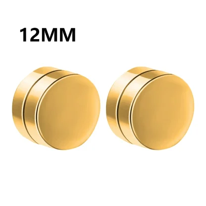 1Pair Fashion Magnetic Clip Ear Stud Non Piercing Earrings Fake Earrings Gift for Men Women Jewelry - Afbeelding 12