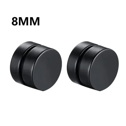 1Pair Fashion Magnetic Clip Ear Stud Non Piercing Earrings Fake Earrings Gift for Men Women Jewelry - Afbeelding 22