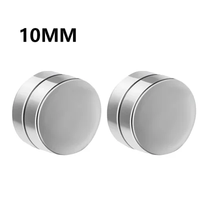 1Pair Fashion Magnetic Clip Ear Stud Non Piercing Earrings Fake Earrings Gift for Men Women Jewelry - Afbeelding 13