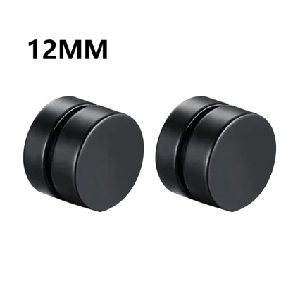 1Pair Fashion Magnetic Clip Ear Stud Non Piercing Earrings Fake Earrings Gift for Men Women Jewelry - Afbeelding 7