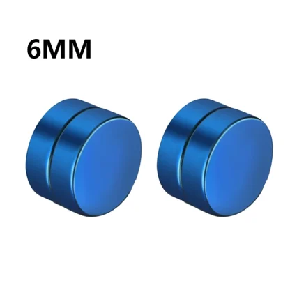 1Pair Fashion Magnetic Clip Ear Stud Non Piercing Earrings Fake Earrings Gift for Men Women Jewelry - Afbeelding 8