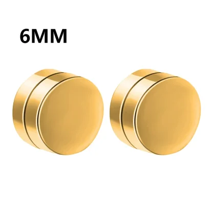 1Pair Fashion Magnetic Clip Ear Stud Non Piercing Earrings Fake Earrings Gift for Men Women Jewelry - Afbeelding 15