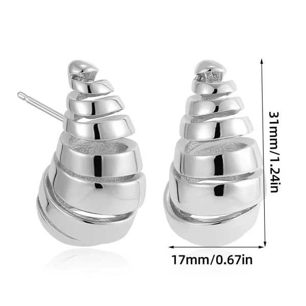 Oversized Chunky Gouden Hoepeloorbellen voor Vrouwen Meisjes – Extra Grote Druppelvormige Oorbellen Dupes - Image 11