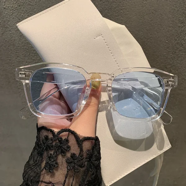 Nieuwe Unisex Rechthoekige Vintage Zonnebril  – Modieus Retro Cat Eye Casual Goggles met UV400 Bescherming - Image 5