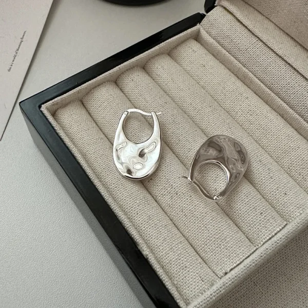 925 Sterling Zilveren Oorbellen voor Dames – Trendy, Simpel en Glanzend – Allergievriendelijk – - Image 5