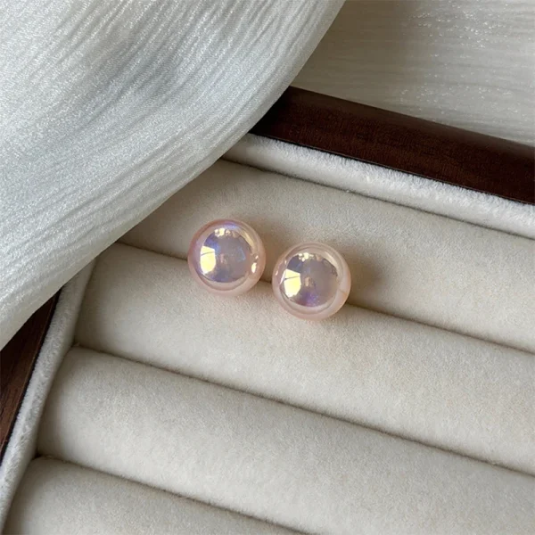 Modieuze Roze Parel Oorknopjes – Eenvoudige Elegantie | Luxe & Lichtgewicht Sieraden. - Image 9
