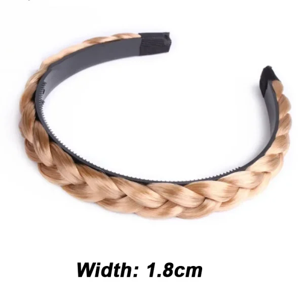 Gevlochten Hoofdbanden voor Dames – Visgraat Breed Gedraaid Haarbandje – Handgemaakt – Haaraccessoire / Haarstijl Hoepel – Cadeau Idee - Image 14