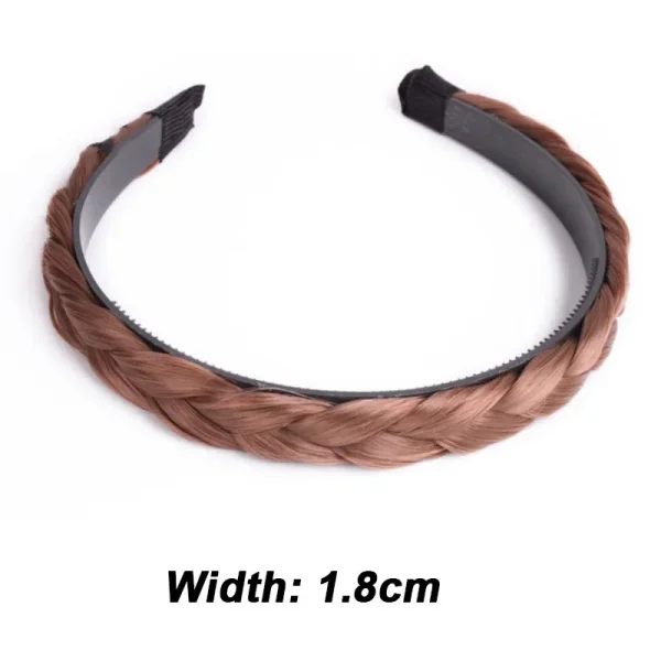 Gevlochten Hoofdbanden voor Dames – Visgraat Breed Gedraaid Haarbandje – Handgemaakt – Haaraccessoire / Haarstijl Hoepel – Cadeau Idee - Image 13