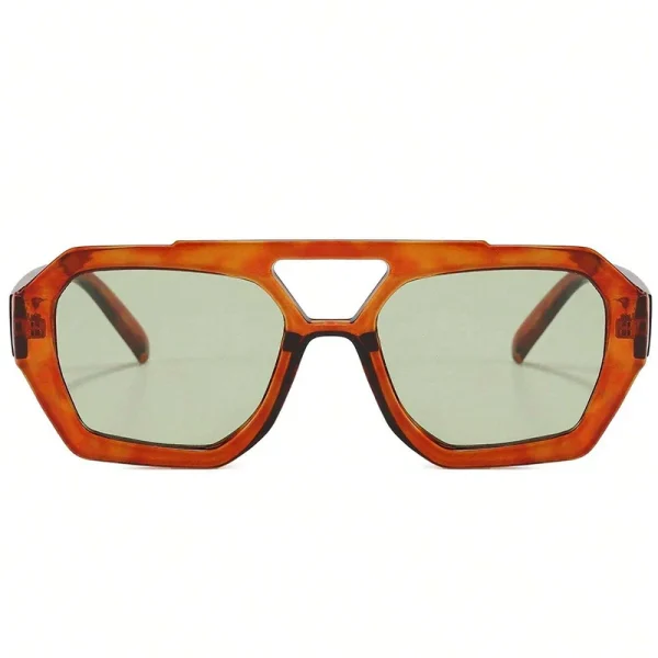Modieuze Vierkante Zonnebril voor Mannen en Vrouwen – Uniek Retro Design met Ocean Lens - Image 4