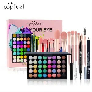 Make-upkit Alles-in-één, Multifunctionele Make-upset – Complete Make-up Starterkit voor Beginners of Professionals