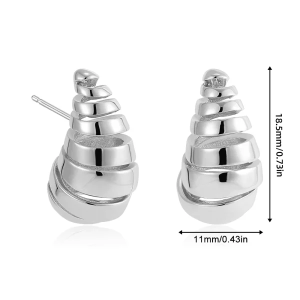 Oversized Chunky Gouden Hoepeloorbellen voor Vrouwen Meisjes – Extra Grote Druppelvormige Oorbellen Dupes - Image 9