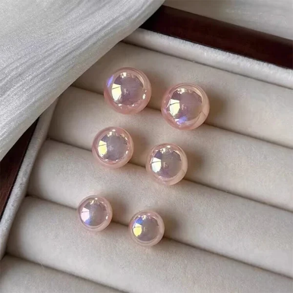 Modieuze Roze Parel Oorknopjes – Eenvoudige Elegantie | Luxe & Lichtgewicht Sieraden.