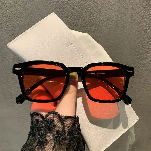 Nieuwe Unisex Rechthoekige Vintage Zonnebril  – Modieus Retro Cat Eye Casual Goggles met UV400 Bescherming - Image 2