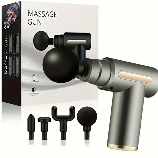 Fascial Gun Spiermassageapparaat – Diepe Weefsel Spier Handheld Percussie Massager voor Lichaam, Rug, Nek en Benen - Image 8