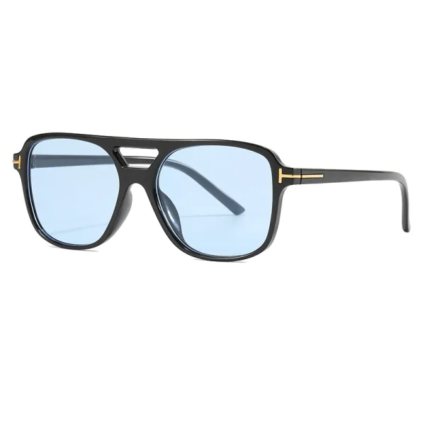 9 stuks / 4 stuks Dubbele Brug Zonnebril – Oversized Goggles in Snoepkleuren voor Dames – Klassieke Mode Ovale Pilotenstijl Zonnebril met UV400 Bescherming (Oculos De Sol) - Image 16