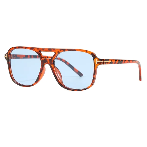 9 stuks / 4 stuks Dubbele Brug Zonnebril – Oversized Goggles in Snoepkleuren voor Dames – Klassieke Mode Ovale Pilotenstijl Zonnebril met UV400 Bescherming (Oculos De Sol) - Image 14