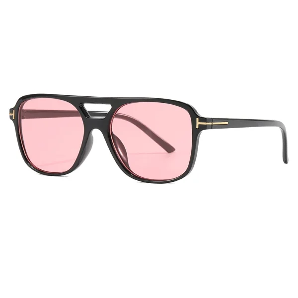 9 stuks / 4 stuks Dubbele Brug Zonnebril – Oversized Goggles in Snoepkleuren voor Dames – Klassieke Mode Ovale Pilotenstijl Zonnebril met UV400 Bescherming (Oculos De Sol) - Image 18