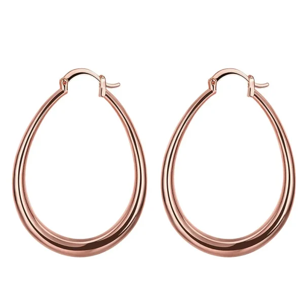 Sterling Zilver 18K Goud Vergulde 4,4 cm Ovale Oorbellen - Image 7