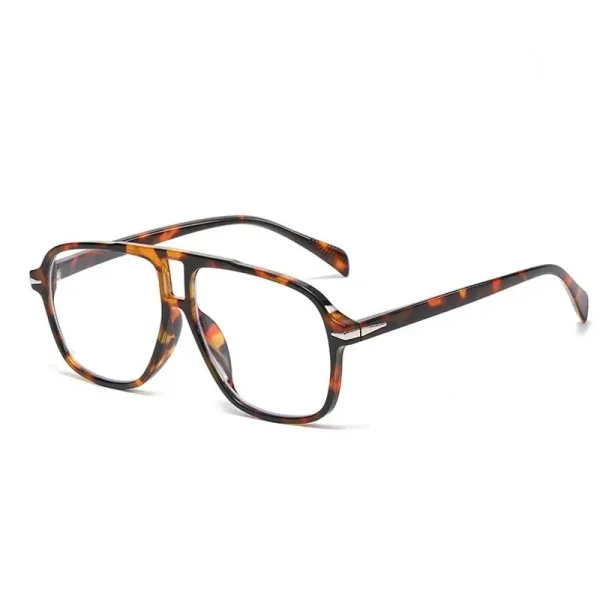 Luxe Vierkante Zonnebril voor Dames en Heren – Oversized Design – Originele Blauwe Modebril – - Image 7
